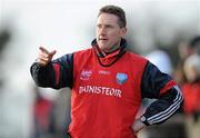 21 February 2010; Louth manager Peter Fitzpatrick during the game. O'Byrne Cup Final, Louth v Dublin City University. Dowdallshill, Dundalk, Co. Louth. Photo by Sportsfile