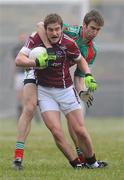 21 February 2010; Garry O'Donnell, Galway, in action against Ronan McGarrity, Mayo. FBD League Final, Mayo v Galway. McHale Park, Castlebar, Co. Mayo. Picture credit: Ray Ryan / SPORTSFILE