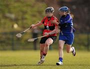 21 February 2010; Julie Brien, UCC, in action against Stacey Redmond, WIT. Ashbourne Cup Final Waterford Institute of Technology v University College Cork. Cork Institute of Technology, Cork. Picture credit: Stephen McCarthy / SPORTSFILE