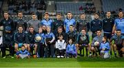 27 February 2016; The Dublin squad with mascots before the game. Allianz Football League, Division 1, Round 3, Dublin v Monaghan, Croke Park, Dublin. Picture credit: Piaras Ó Mídheach / SPORTSFILE