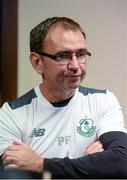 8 March 2016; Shamrock Rovers manager Pat Fenlon during a press conference. Tallaght Stadium, Tallaght, Co. Dublin. Picture credit: Sam Barnes / SPORTSFILE