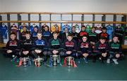 9 March 2016; Pictured at the Masita Post Primary School Championships Launch are, back row, from left, Seán Power, Summerhill College, Tommy Kinsella, Dunshaughlin CC, Anthony Ryan, Our Lady's SS Templemore, Steven McDonnell, Masita Ambassador, Des Smith, Masita, Tommy Walsh, St Kieran's College, Kevin Banks, Summerhill Collge, David Dohehy, Coláiste Mhuire, Daniel O'Brien, St Brendan's Killarney. Front row, from left, Jack Fitzpatrick, Presentation College Athenry, Michael Cody, St Kieran's College, Adam McDermott, Dunshaughlin CC, Callum Pearson, St Benildus College, John Daly, Holy Rosary Mount Bellow, Evan Niland, Presentation College Athenry, James Foley, Holy Rosary Mount Bellow, and Tommy Lowry, Abbey CBS. Croke Park, Dublin. Picture credit: Piaras Ó Mídheach / SPORTSFILE