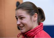 9 March 2016; Boxer Katie Taylor before an IABA High Performance Squad training session. National Boxing Stadium, Dublin. Picture credit: Piaras Ó Mídheach / SPORTSFILE