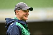 11 March 2016; Ireland head coach Joe Schmidt during the captain's run. Ireland Rugby Captain's Run. Aviva Stadium, Lansdowne Road, Dublin. Picture credit: Matt Browne / SPORTSFILE