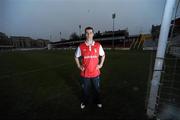 24 February 2010; St. Patrick’s Athletic team captain Damien Lynch at the announcement of Nissan as new St. Patrick’s Athletic sponsor. Richmond Park, Inchicore, Dublin. Picture credit: Matt Browne / SPORTSFILE