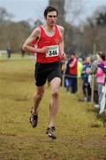 21 February 2010; Rory Chesser, Clare, who finished in third place, during the Woodie’s DIY Intermediate Cross Country. Senior Athletes, Woodie’s DIY Intermediate Cross Country. Lough Key Forest Park, Boyle, Co. Roscommon. Picture credit: Pat Murphy / SPORTSFILE