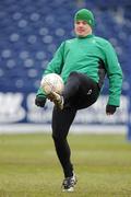 23 February 2010; Ireland's Brian O'Driscoll in action during squad training ahead of their RBS Six Nations Rugby Championship match against England on Saturday. RDS, Ballsbridge, Dublin. Picture credit: Pat Murphy / SPORTSFILE