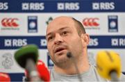 11 March 2016; Ireland captain Rory Best during a press conference. Ireland Rugby Press Conference. Aviva Stadium, Lansdowne Road, Dublin. Picture credit: Matt Browne / SPORTSFILE