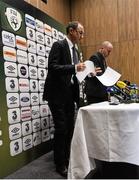 11 March 2016; Republic of Ireland manager Martin O'Neill after a squad announcment. Republic of Ireland Squad Announcement. FAI National Training Centre, National Sports Campus, Abbotstown, Dublin. Picture credit: David Maher / SPORTSFILE