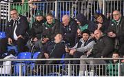 11 March 2016; Ireland head coach Joe Schmidt and his coaching staff watch on during the game. Electric Ireland U20 Six Nations Rugby Championship, Ireland v Italy. Donnybrook Stadium, Donnybrook, Dublin.  Picture credit: Stephen McCarthy / SPORTSFILE