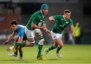 11 March 2016; Will Connors, Ireland, gets past Marco Zanon, Italy. Electric Ireland U20 Six Nations Rugby Championship, Ireland v Italy. Donnybrook Stadium, Donnybrook, Dublin.  Picture credit: Piaras Ó Mídheach / SPORTSFILE