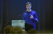 12 March 2016; Martyn Irvine, the Retired Olympic, World, Commonwealth and European track cyclist, during his Professional Life - High Performance presentation at the Sporting Excellence Conference in the Breaffy House Resort, Castlebar, Mayo. Picture credit: Ray McManus / SPORTSFILE