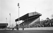 12 April 1987; A general view of the main stand  in Glenmalure Park during the final match to be played at the venue. Shamrock Rovers v Sligo Rovers, League of Ireland, First Division, Glenmalure Park, Milltown, Dublin. Picture credit: Ray McManus / SPORTSFILE
