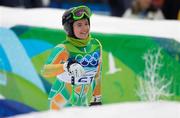 25 February 2010; Kirsten McGarry, Ireland, after the Alpine Skiing Ladies' Giant Slalom at Whistler Creekside, Whistler. Vancouver Winter Olympics, Vancouver, Canada. Picture credit: Tim Clayton / SPORTSFILE