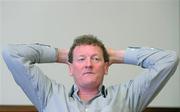 26 February 2010; Ricky Nixon, Managing Director of Flying Start, during a press conference in advance of the Annual AFL Trial Camp, taking place next week at Gormanston College, Co. Meath. Camden Court Hotel, Dublin. Picture credit: Stephen McCarthy / SPORTSFILE