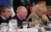 27 February 2010; Dan McCartan, Down, speaking at the Ulster Council GAA convention. Ulster Council GAA Convention, Errigal Hotel, Cootehill, Co. Cavan. Picture credit: Oliver McVeigh / SPORTSFILE