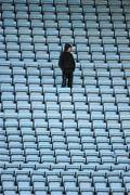 21 February 2010; A lone spectator watches the game. Allianz GAA Hurling National League Division 1 Round 1, Cork v Offaly. Pairc Ui Chaoimh, Cork. Picture credit: Ray McManus / SPORTSFILE