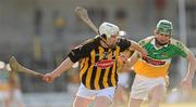 28 February 2010; John Mulhall, Kilkenny, in action against Derek Morkan, Offaly. Allianz GAA Hurling National League Division 1 Round 2, Kilkenny v Offaly, Nowlan Park, Kilkenny. Picture credit: Ray McManus / SPORTSFILE