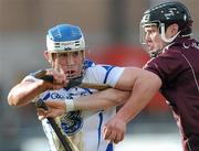 28 February 2010; Owen Whelan, Waterford, in action against Kevin Hynes, Galway. Allianz GAA National Hurling League Division 1 Round 2, Galway v Waterford, Pearse Stadium, Galway. Picture credit: Ray Ryan / SPORTSFILE