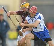 28 February 2010; Ger Farragher, Galway, in action against Michael Doherty, Waterford. Allianz GAA National Hurling League Division 1 Round 2, Galway v Waterford, Pearse Stadium, Galway. Picture credit: Ray Ryan / SPORTSFILE