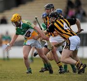 28 February 2010; James Rigney, Offaly, in action against John Dalton, Kilkenny. Allianz GAA Hurling National League Division 1 Round 2, Kilkenny v Offaly, Nowlan Park, Kilkenny. Picture credit: Ray McManus / SPORTSFILE