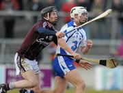 28 February 2010; Richie Foley, Waterford , in action against Niall Cahalan, Galway. Allianz GAA National Hurling League Division 1 Round 2, Galway v Waterford, Pearse Stadium, Galway. Picture credit: Ray Ryan / SPORTSFILE