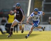 28 February 2010; Donal Barry, Galway, in action against Jamie Neagle, Waterford. Allianz GAA National Hurling League Division 1 Round 2, Galway v Waterford, Pearse Stadium, Galway. Picture credit: Ray Ryan / SPORTSFILE