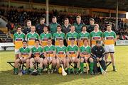 28 February 2010; The Offaly squad. Allianz GAA Hurling National League Division 1 Round 2, Kilkenny v Offaly, Nowlan Park, Kilkenny. Picture credit: Ray McManus / SPORTSFILE