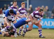 28 February 2010; Ian Prendiville, Clongowes Wood College, in action against St. Mary's College. Leinster Schools Senior Cup Semi-Final, Clongowes Wood College SJ v St. Mary's College, Donnybrook Stadium, Dublin. Picture credit: Brendan Moran / SPORTSFILE