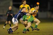 27 February 2010; Justin Burke, Corofin, in action against Conor McGourty, St. Gall's. AIB GAA Football All-Ireland Senior Club Championship Semi-Final Refixture, Corofin v St. Gall's, Parnell Park, Dublin. Picture credit: Ray McManus / SPORTSFILE