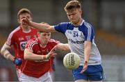 13 March 2016; Conor McCarthy, Monaghan, in action against Kevin Crowley, Cork. Allianz Football League, Division 1, Round 5, Cork v Monaghan. Páirc Uí Rinn, Cork. Picture credit: Brendan Moran / SPORTSFILE