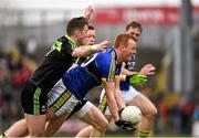 13 March 2016; Johnny Buckley, Kerry, in action against Shane Nally, Mayo. Allianz Football League, Division 1, Round 5, Mayo v Kerry. Elverys MacHale Park, Castlebar, Co. Mayo. Picture credit: Ray McManus / SPORTSFILE