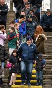 13 March 2016; Supporters arrive for the game as it is delayed by some five minute to facilitate late comers. Allianz Football League, Division 1, Round 5, Mayo v Kerry. Elverys MacHale Park, Castlebar, Co. Mayo. Picture credit: Ray McManus / SPORTSFILE