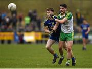 13 March 2016; Ryan McHugh, Donegal, in action against Cian Connolly, Roscommon. Allianz Football League, Division 1, Round 5, Donegal v Roscommon. O'Donnell Park, Letterkenny, Co. Donegal. Picture credit: Oliver McVeigh / SPORTSFILE