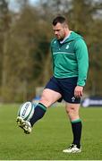 15 March 2016; Ireland's Cian Healy during squad training. Carton House, Maynooth, Co. Kildare. Picture credit: Ramsey Cardy / SPORTSFILE
