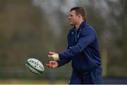 15 March 2016; Ireland's Robbie Henshaw during squad training. Carton House, Maynooth, Co. Kildare. Picture credit: Ramsey Cardy / SPORTSFILE