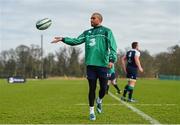 15 March 2016; Ireland's Simon Zebo during squad training. Carton House, Maynooth, Co. Kildare. Picture credit: Ramsey Cardy / SPORTSFILE