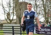 15 March 2016; Ireland's Andrew Conway arrives for squad training. Carton House, Maynooth, Co. Kildare. Picture credit: Ramsey Cardy / SPORTSFILE