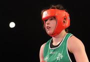 5 March 2010; Katie Taylor, Bray, Ireland, during her women's 60kg special bout with Julia Tsyplakova, Ukraine. National Men's & Women's Elite National Championships 2010 Finals - Friday, National Stadium, Dublin. Picture credit: Stephen McCarthy / SPORTSFILE
