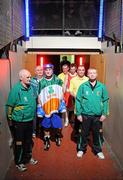 5 March 2010; John Joe Joyce, St Michaels Athy, left, and Willie McLoughlin, Illies Golden Gloves, await to make their way to the ring for their elite 69kg final bout. National Men's & Women's Elite National Championships 2010 Finals - Friday, National Stadium, Dublin. Picture credit: Stephen McCarthy / SPORTSFILE