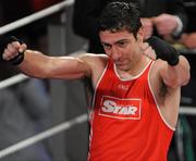 5 March 2010; Kenny Egan, Neilstown, after beating Tommy McCarthy, Oliver Plunkett, during their elite 81kg final. National Men's & Women's Elite National Championships 2010 Finals - Friday, National Stadium, Dublin. Picture credit: Stephen McMahon / SPORTSFILE