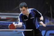6 March 2010; John Murphy, UCD, who defeated Daryl Strong in straight sets to reach the final. Butterfly National Senior Table Tennis Championships, DCU, Glasnevin, Co. Dublin. Picture credit: Ray McManus / SPORTSFILE