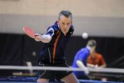 6 March 2010; Daryl Strong, Queens University Belfast, who was defeated in straight sets by John Murphy, UCD, in the semi-final. Butterfly National Senior Table Tennis Championships, DCU, Glasnevin, Co. Dublin. Picture credit: Ray McManus / SPORTSFILE