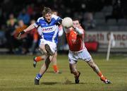 6 March 2010; Cahir Healy, Laois, in action against Andy Mallon, Armagh. Allianz GAA Football National League, Division 2, Round 3, Laois v Armagh, O'Moore Park, Portlaoise, Co. Laois. Picture credit: Matt Browne / SPORTSFILE