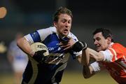 6 March 2010; Cahir Healy, Laois, in action against Andy Mallon, Armagh. Allianz GAA Football National League, Division 2, Round 3, Laois v Armagh, O'Moore Park, Portlaoise, Co. Laois. Picture credit: Matt Browne / SPORTSFILE