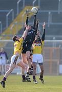 7 March 2010; Eugene Mullen and Sean Davey, Sligo, in action against Daithi Waters and Brian Malone, Wexford. Allianz National Football League, Division 3, Round 3, Wexford v Sligo, Wexford Park, Wexford. Picture credit: Matt Browne / SPORTSFILE