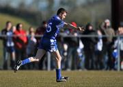 7 March 2010; Thomas Freeman, Monaghan, celebrates scoring his side's first goal. Allianz GAA Football National League, Division 1, Round 3, Monaghan v Tyrone, Inniskeen GAA Grounds, Inniskeen, Co. Monaghan. Picture credit: Brian Lawless / SPORTSFILE