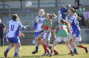 7 March 2010; Amanda Casey, Monaghan, in action against Claire Egan, Mayo. Bord Gais Energy Ladies National Football League Division 1 Round 4, Monaghan v Mayo Emyvale, Co. Monaghan. Picture credit: Oliver McVeigh / SPORTSFILE