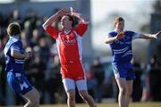 7 March 2010; Colm Cavanagh, Tyrone, reacts to a missed goal chance. Allianz GAA Football National League, Division 1, Round 3, Monaghan v Tyrone, Inniskeen GAA Grounds, Inniskeen, Co. Monaghan. Picture credit: Brian Lawless / SPORTSFILE