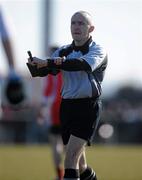 7 March 2010; Referee Martin Higgins. Allianz GAA Football National League, Division 1, Round 3, Monaghan v Tyrone, Inniskeen GAA Grounds, Inniskeen, Co. Monaghan. Picture credit: Brian Lawless / SPORTSFILE